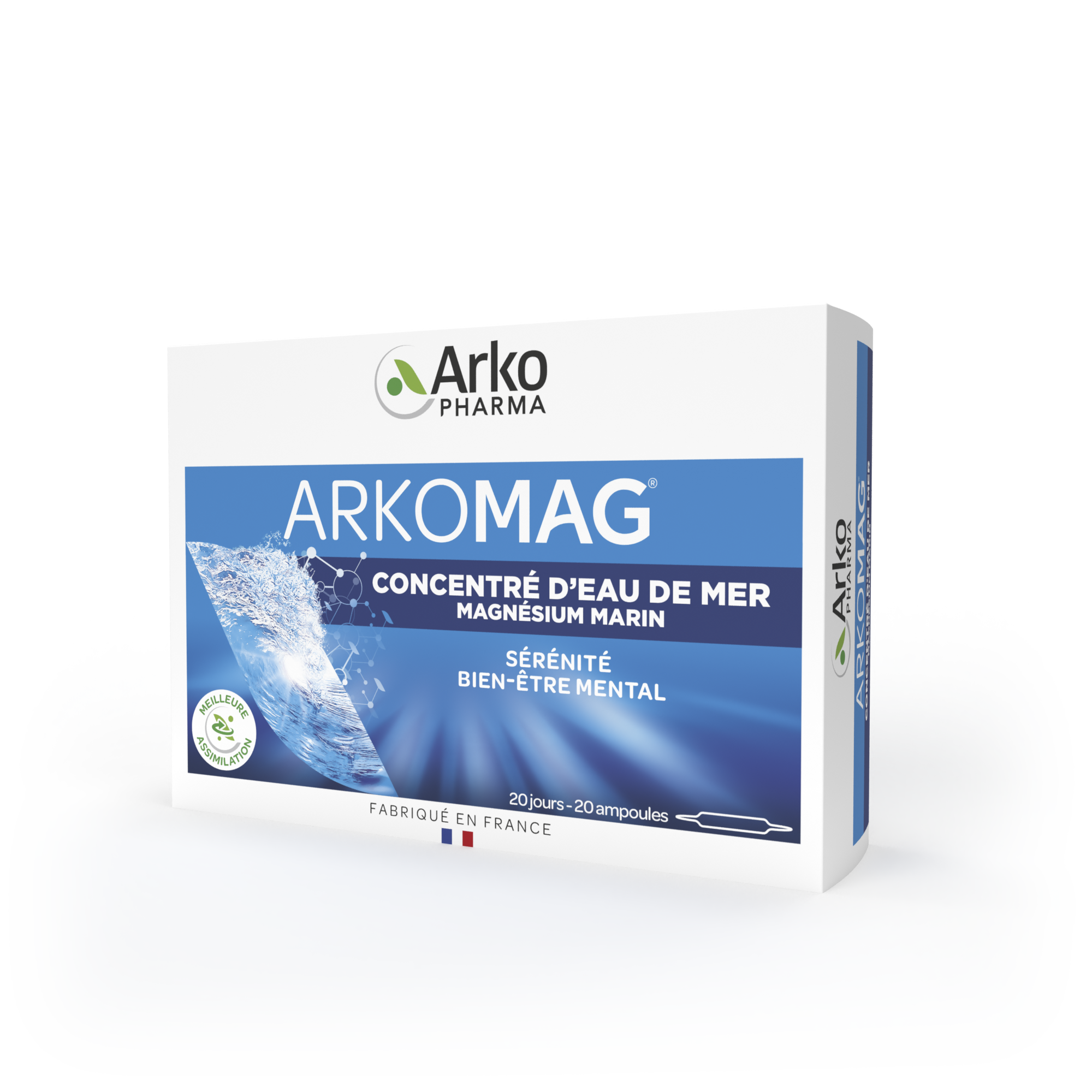 Magnésium Marin 20 ampoules x 10 ml