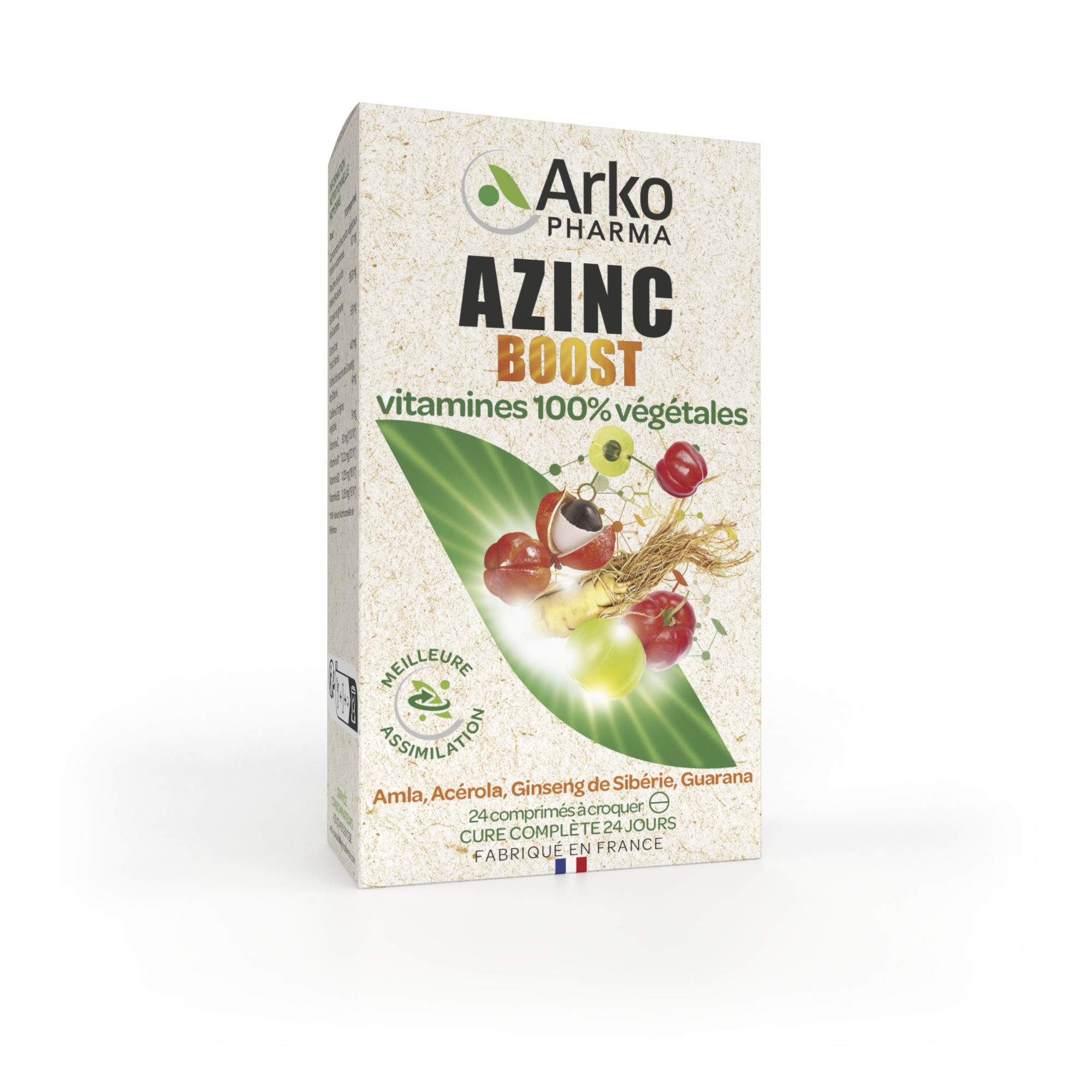 Azinc Naturel Boost 24 Comprimés