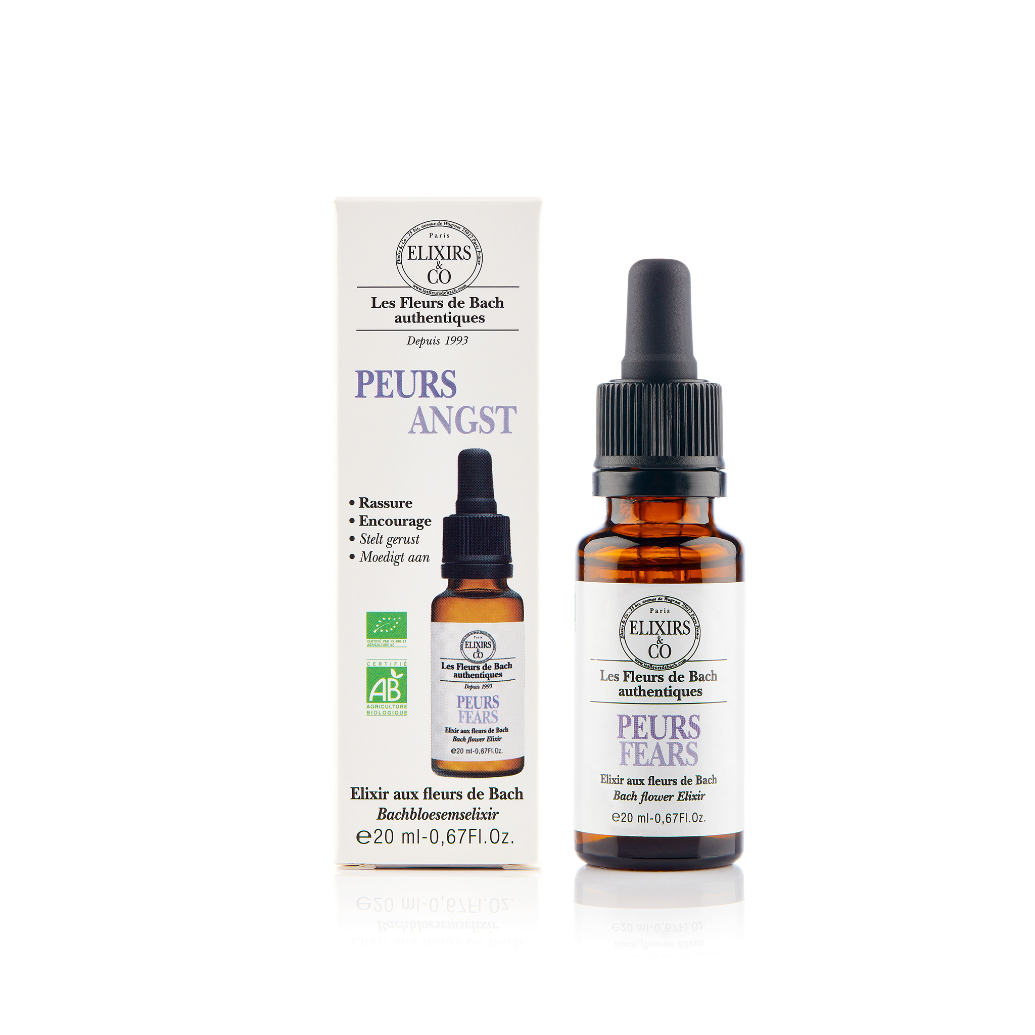Peurs- Compte-gouttes 20ml Bio