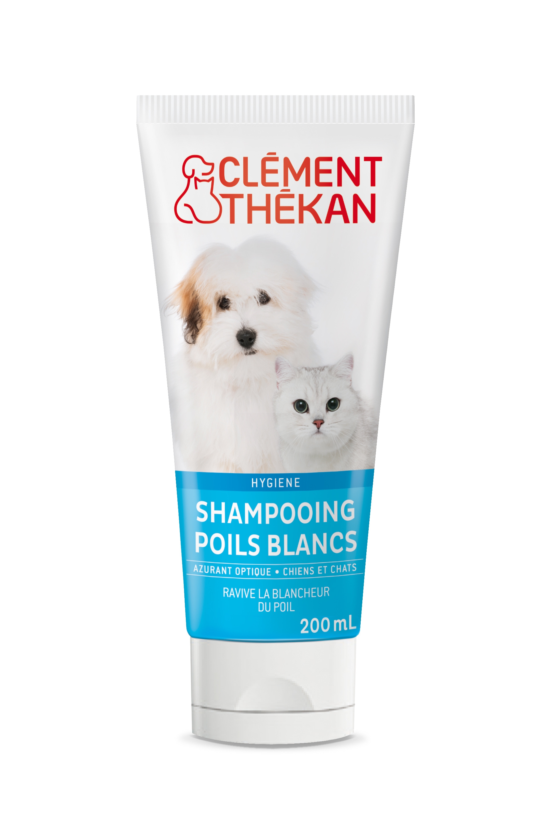 Shampooing tube poils blancs 200 ml