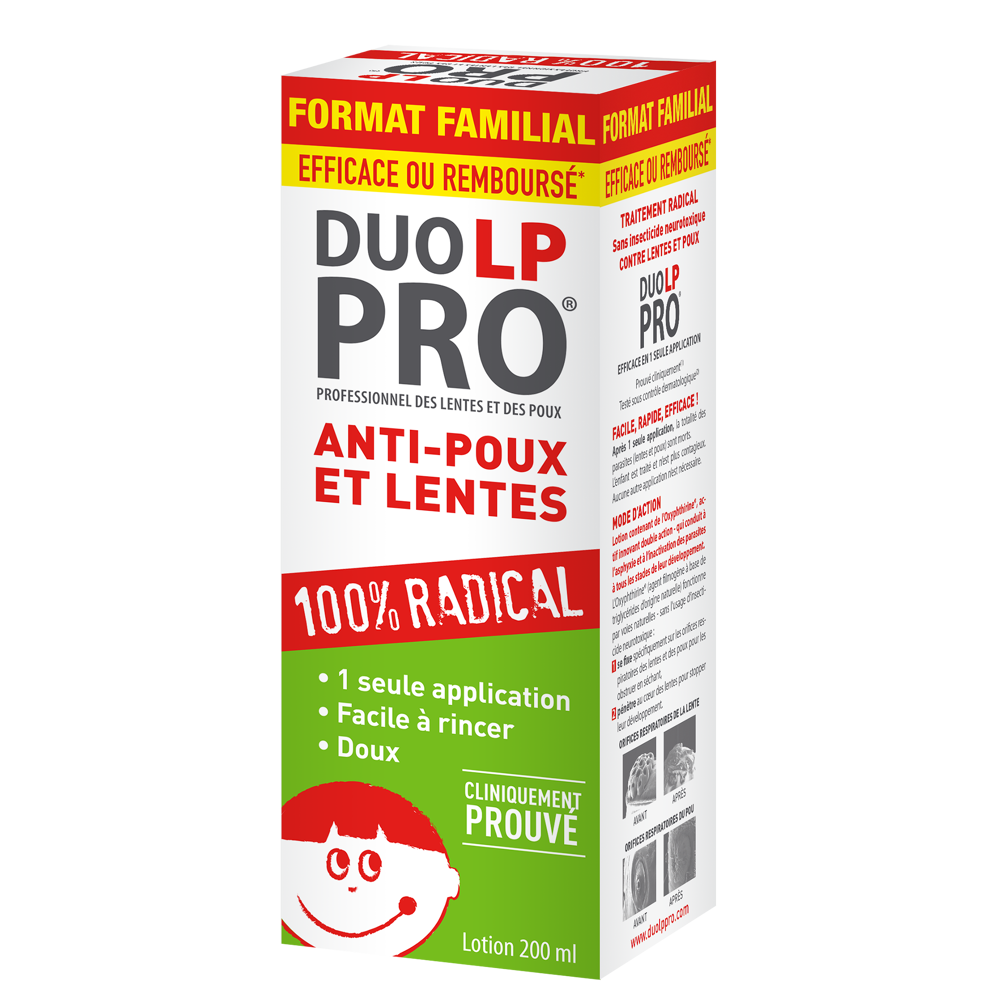 Duo-LP Pro Lotion Anti-Poux et Lentes + Peigne 200ml