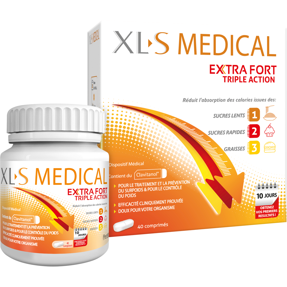 Extra-Fort Aide à la Perte de Poids 40 Comprimés
