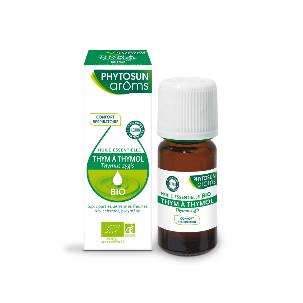 Huile Essentielle Bio Thym à Thymol 10ml