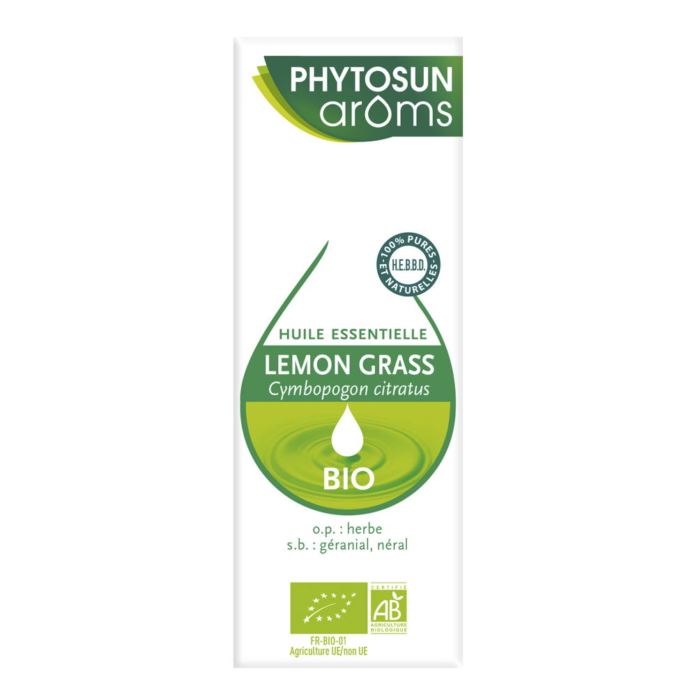 Huile essentielle lemon grass bio 10ml