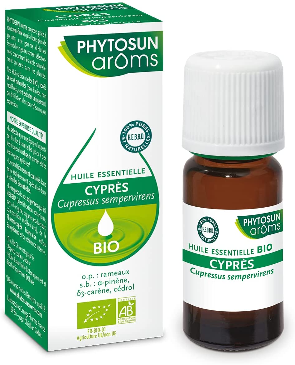 Huile Essentielle Bio Cyprès 10ml