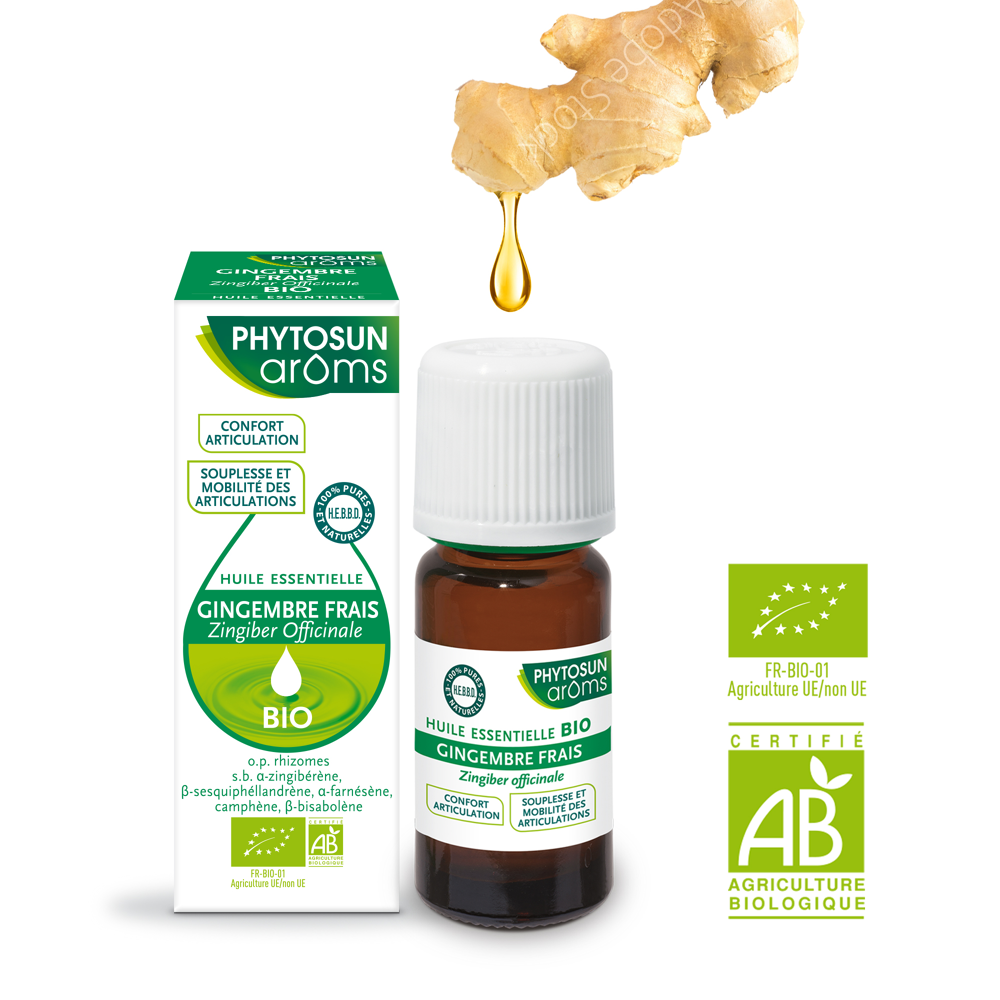 Huile Essentielle de Gingembre frais 5 ml