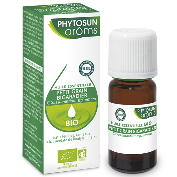 Huile Essentielle Bio Petit Grain Bigaradier 10ml