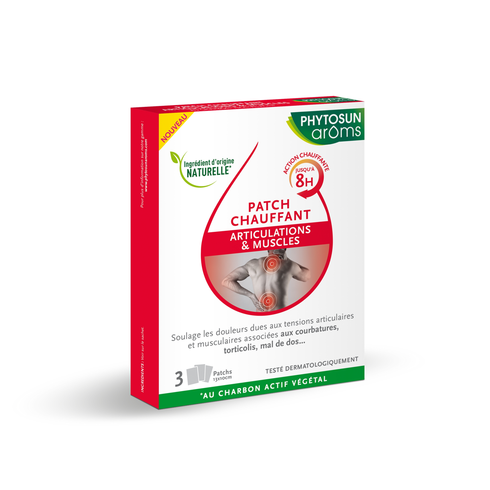 Patch Chauffant Articulations et Muscles 3 Patchs