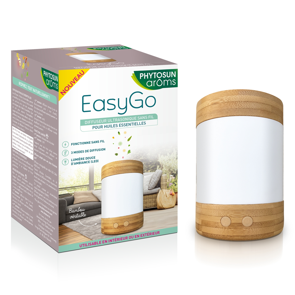 EasyGo Diffuseur d'Huiles Essentielles Sans Fil