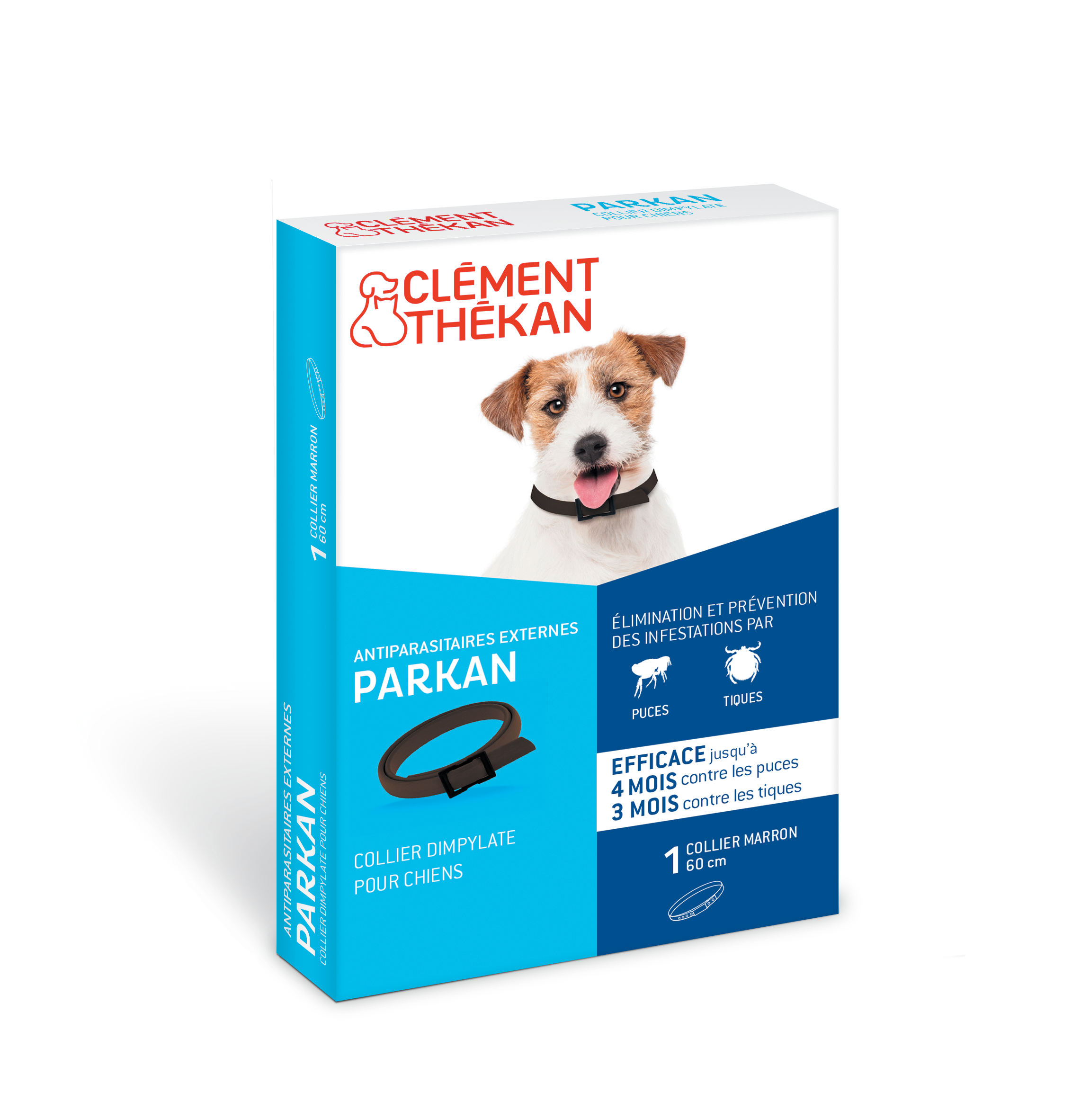 Clément Thékan Collier anti-puces et anti-tiques pour Chiens