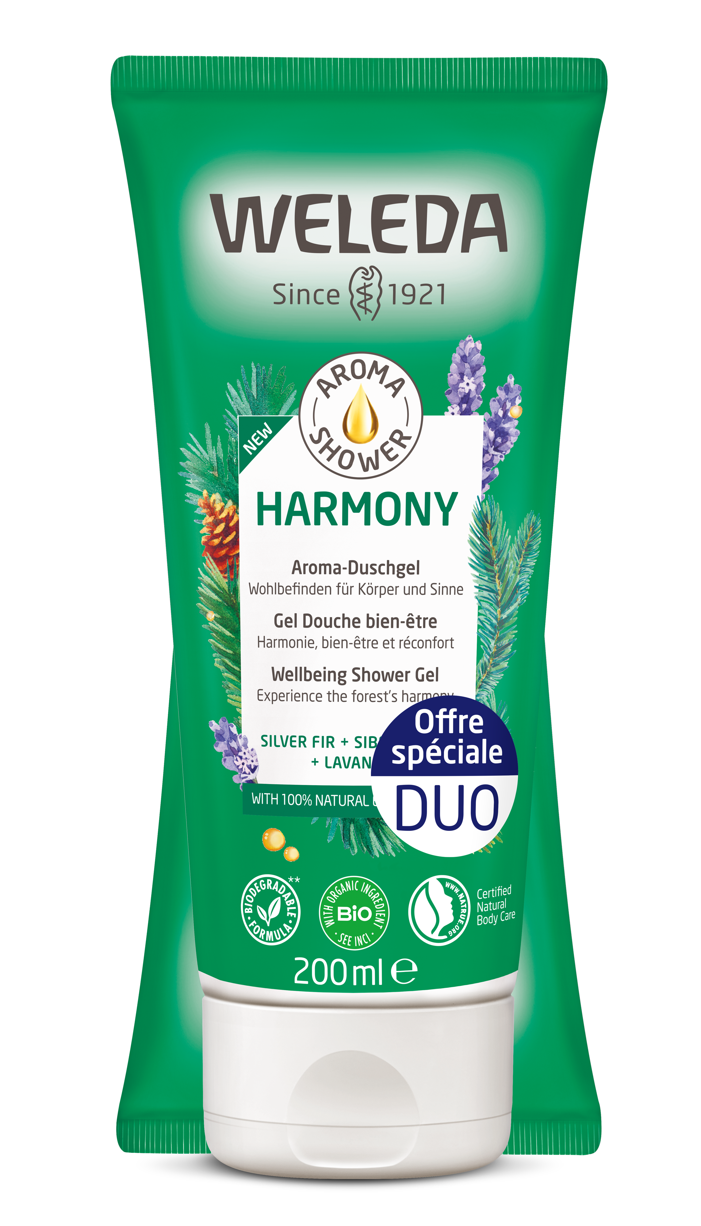 Duo Gel douche Aroma Shower Harmony - 2 x 200 ml