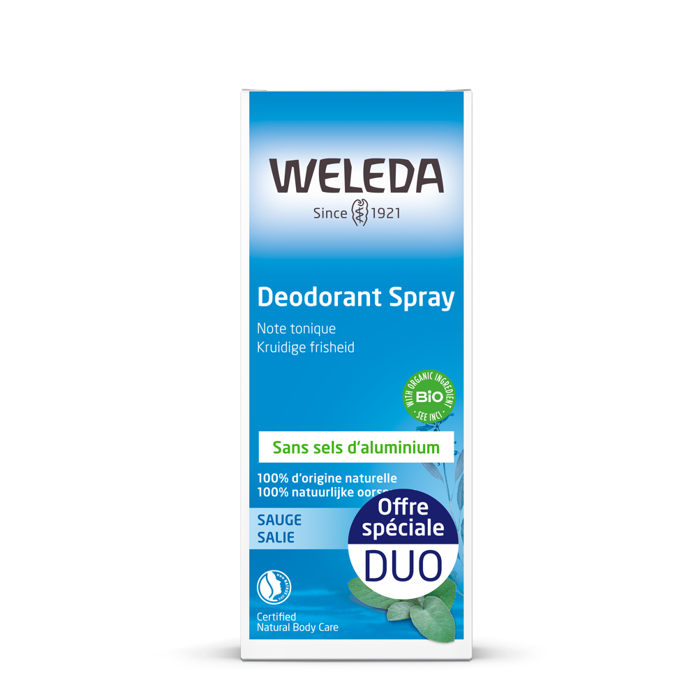 Duo Déodorant Spray Sauge 2X100ml
