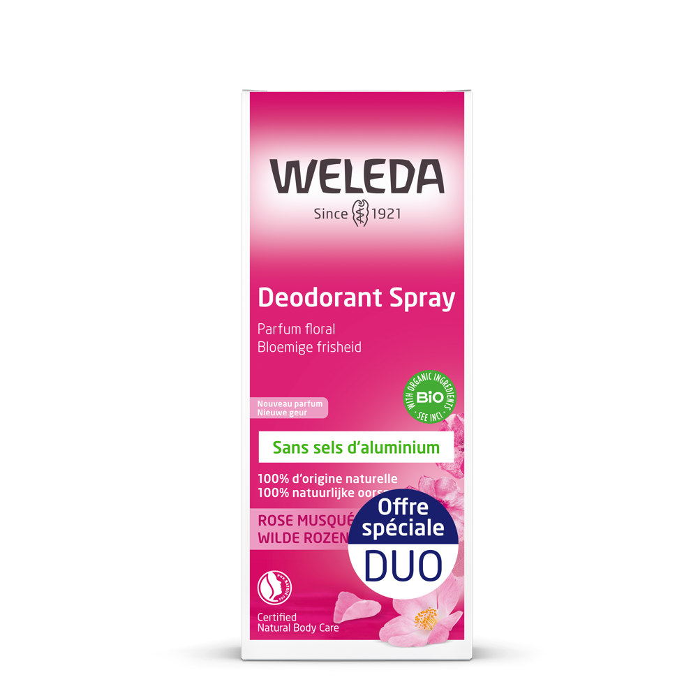 Duo Déodorant à la Rose 2X100ml