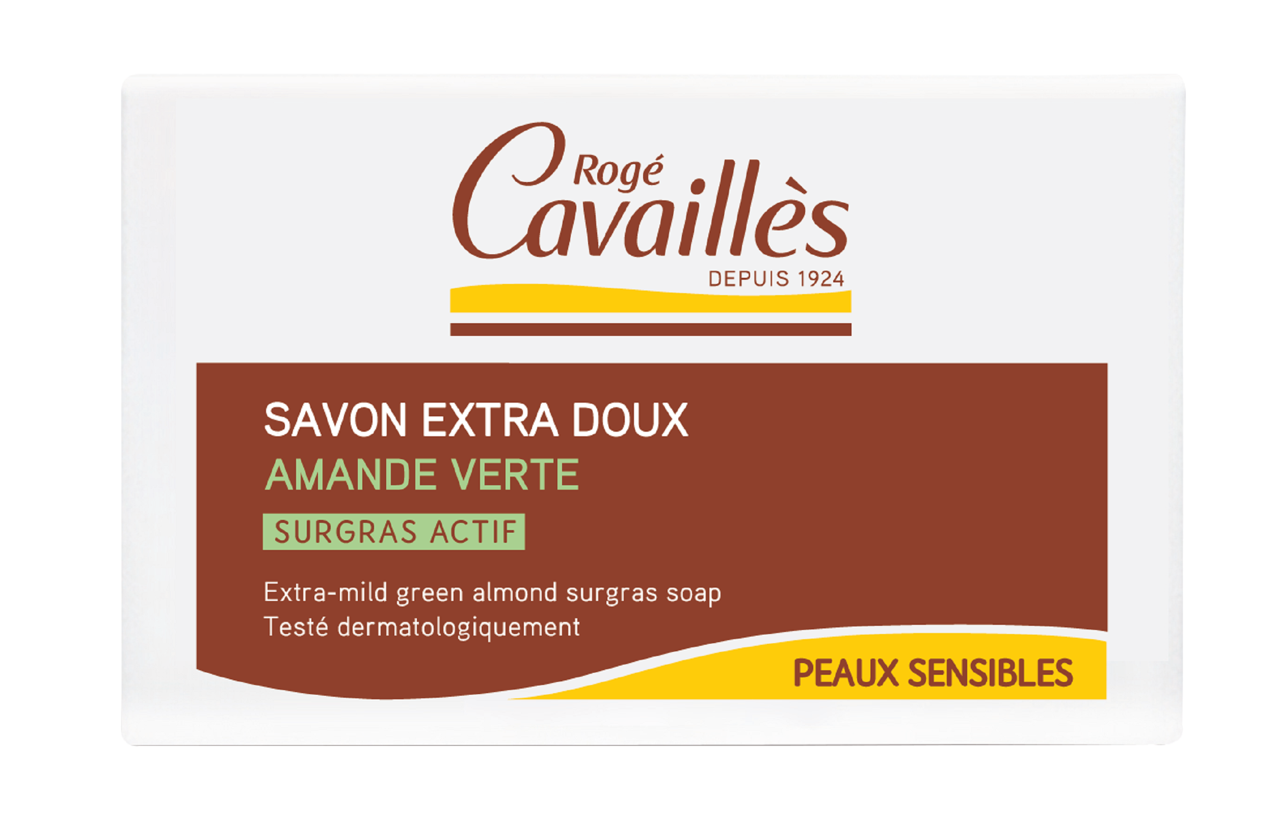 Savon surgras extra-doux amande verte 150g