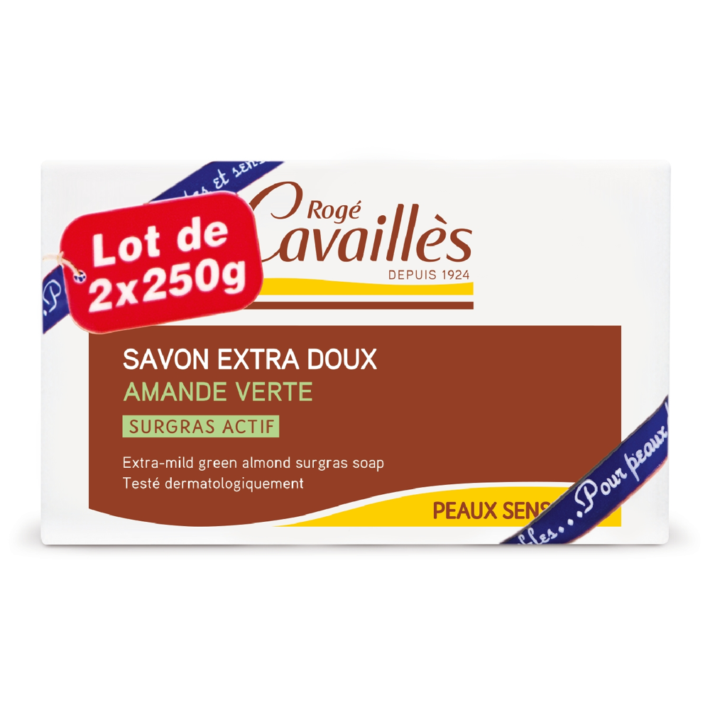 Savon surgras amande 2x250g