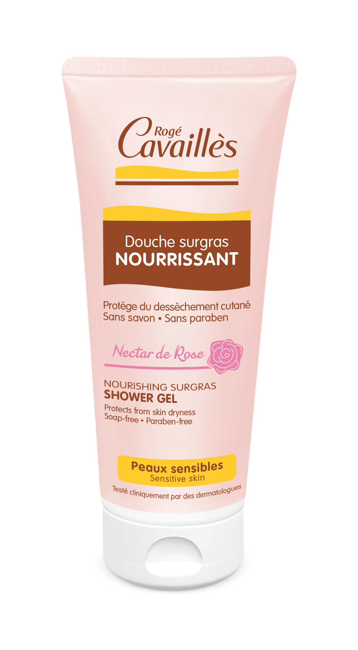 Douche surgras nourrissant nectar de rose 200ml