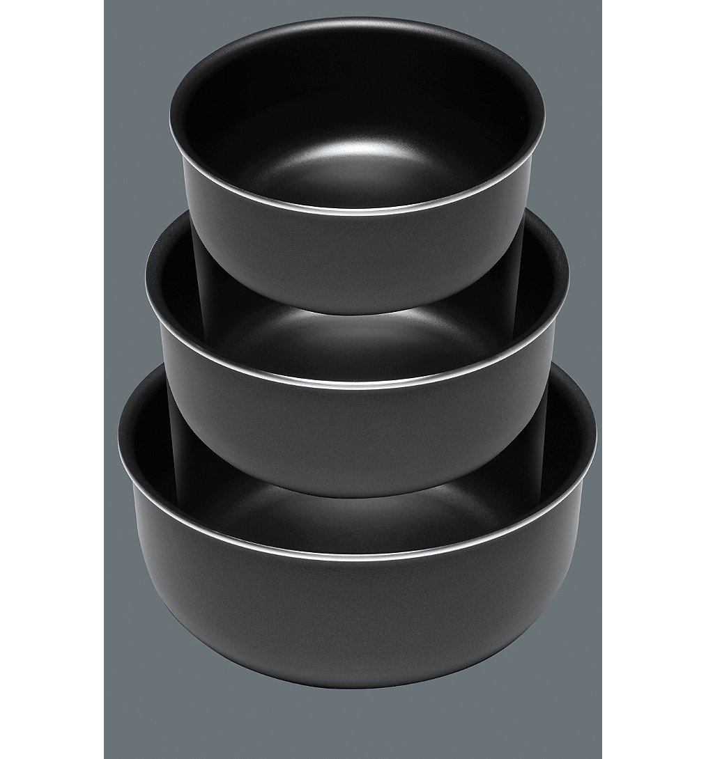 Lot de 3 Casseroles amovibles Homeside 16/18/20 cm