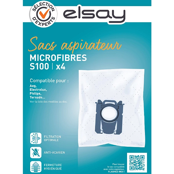 Sac aspirateur S100 - Sélection d'Expert - Elsay