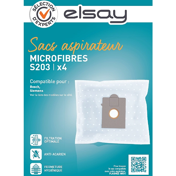 Sac aspirateur S203 - Sélection d'Expert - Elsay