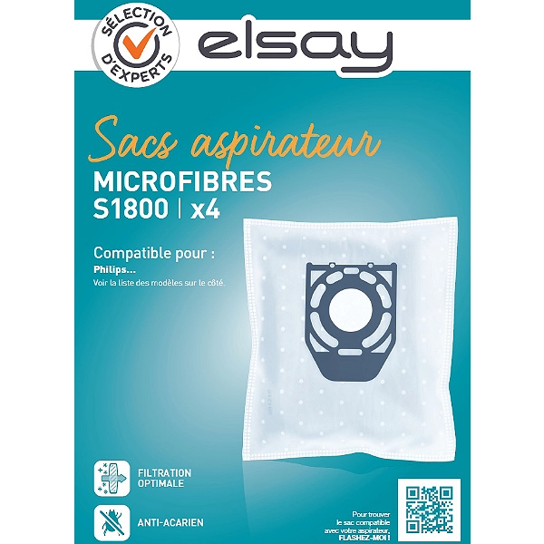 Sac aspirateur S1800 - Sélection d'Expert - Elsay
