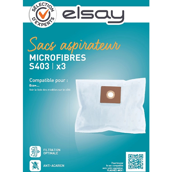 Sac aspirateur S403 - Sélection d'Expert - Elsay