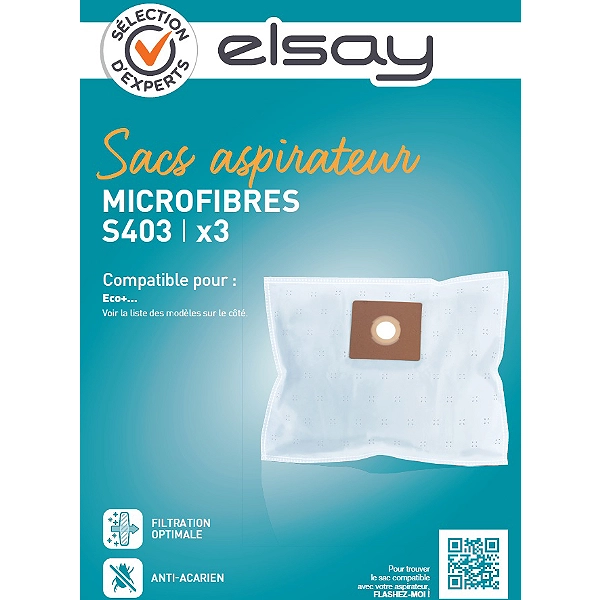 Sac aspirateur S403 - Sélection d'Expert - Elsay