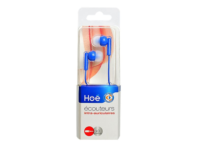 Écouteurs intra-auriculaires bleus Sélection d'Experts Hoé Hoé ne-ep002
