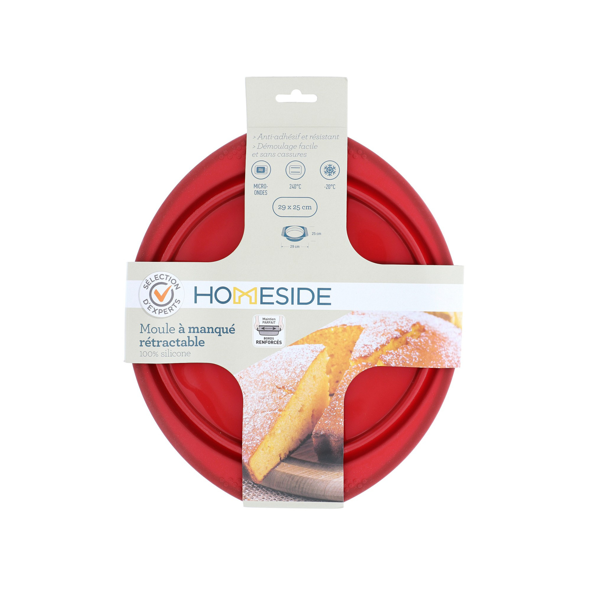 Moule à manqué Homeside 25 cm