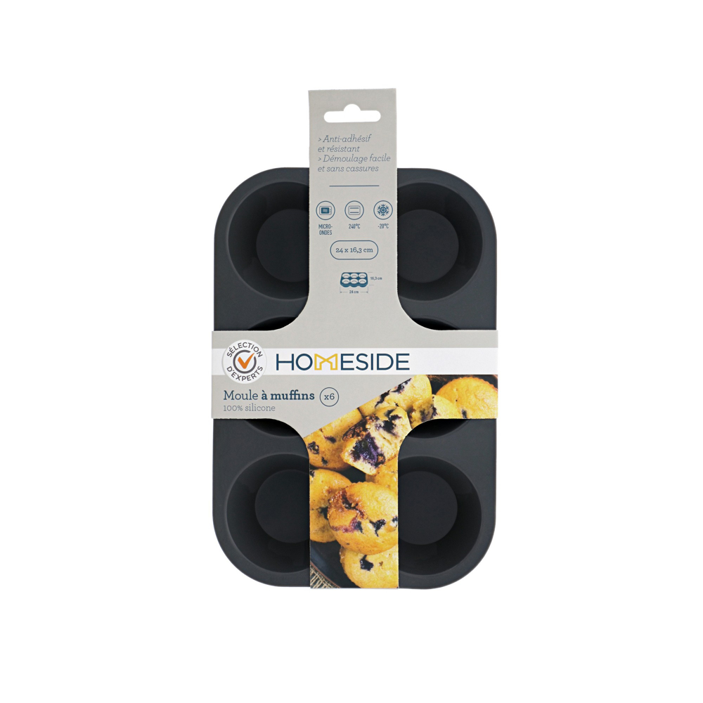 Moule de 6 muffins Homeside