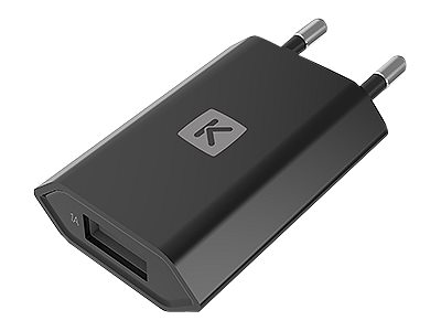 Chargeur mural noir 1 USB 1A - Sélection d’Experts - Linkster