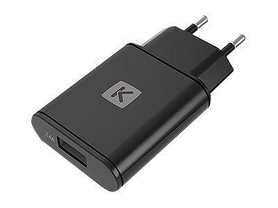 Chargeur mural noir 1 USB 2.4A - Sélection d’Experts - Linkster