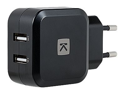 Chargeur mural noir 2 USB 4.8A + câble micro USB noir - Sélection d’Experts - Linkster