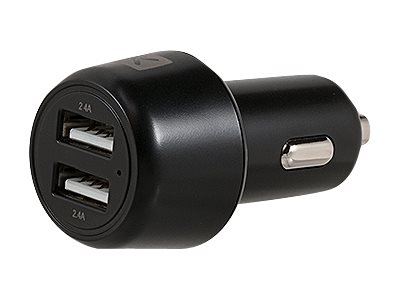 Chargeur allume-cigare noir 2 USB 4.8A + câble micro USB - Sélection d’Experts - Linkster