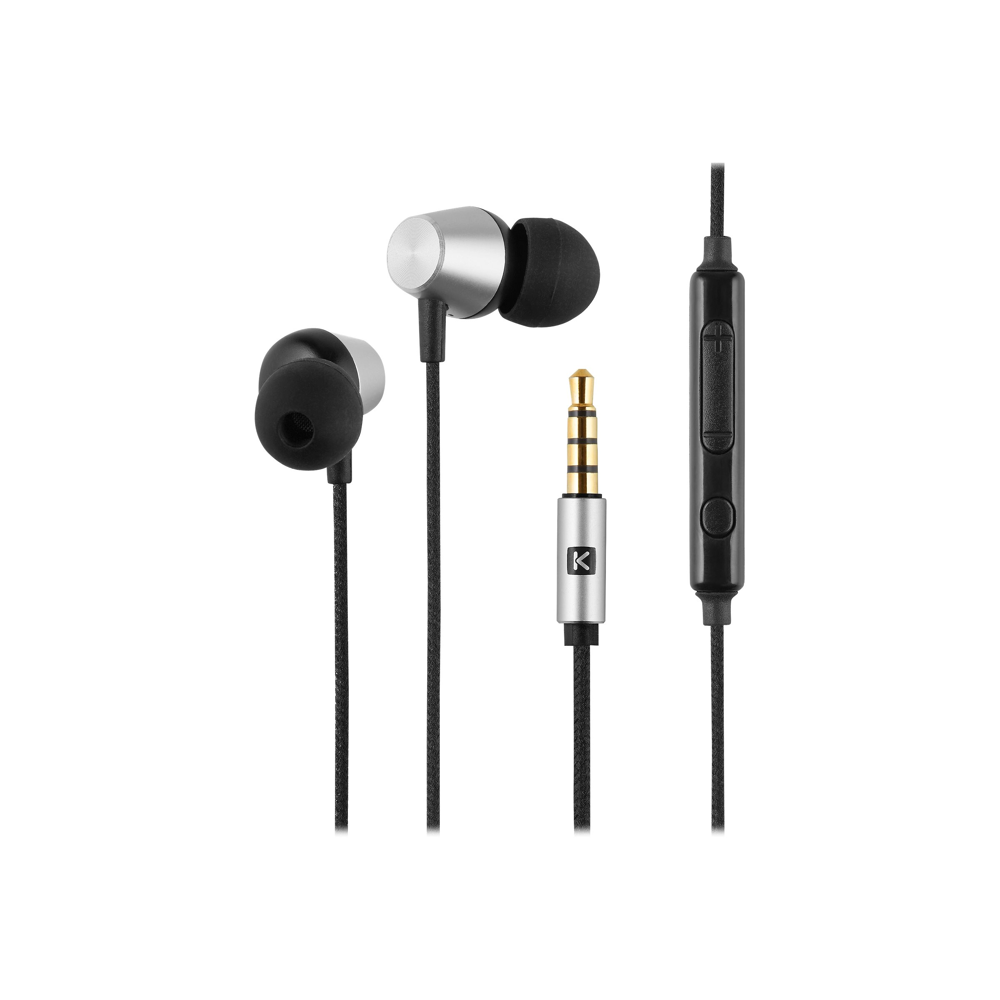 Ecouteurs intra-auriculaires filaires Linkster gris JC-305 GREY