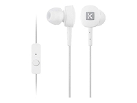 Ecouteurs intra-auriculaires filaires Linkster blancs EPM10 WHITE