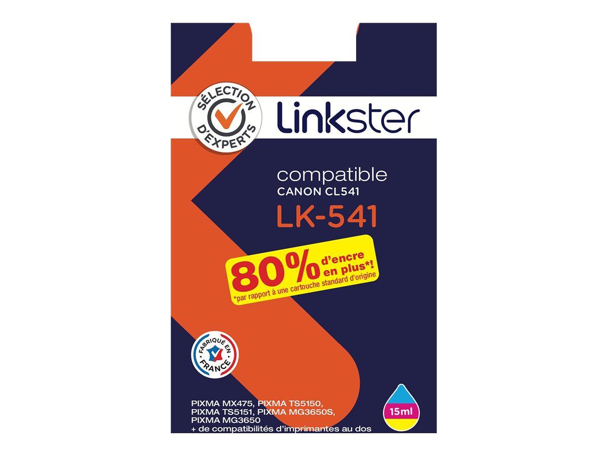 Cartouche d'encre Sélection d'Experts Linkster LK-541 3 couleurs