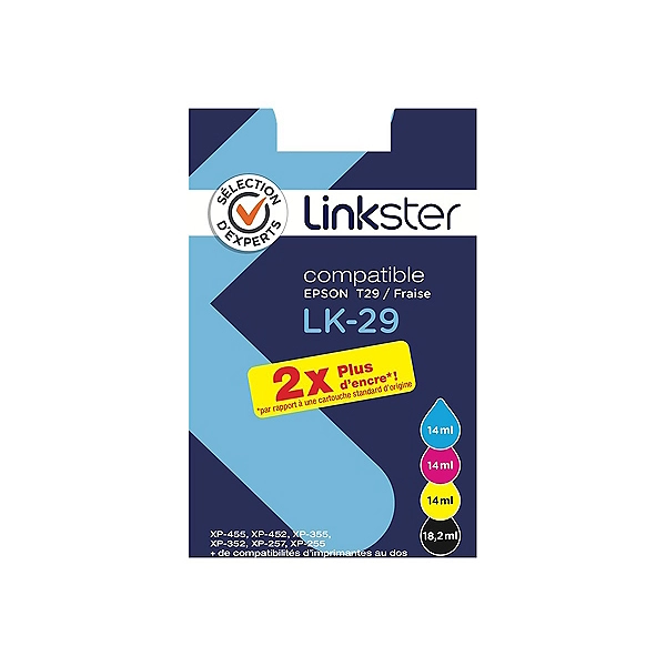 Cartouche d'encre Sélection d'Experts Linkster LK-29 4 couleurs