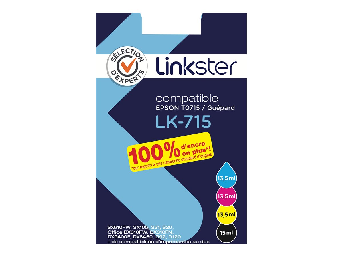 Cartouche d'encre Sélection d'Experts Linkster LK-715 4 couleurs