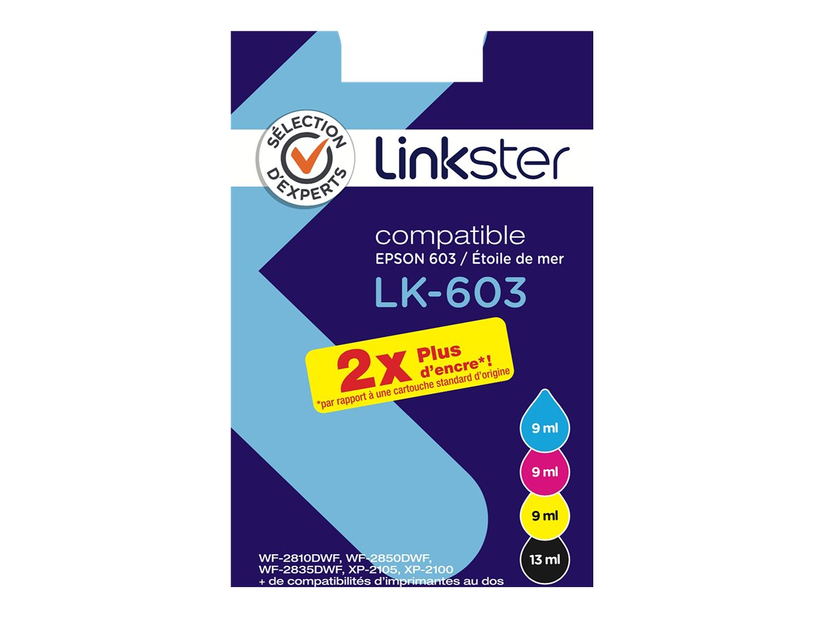 Cartouche d'encre Sélection d'Experts Linkster LK-603 4 couleurs