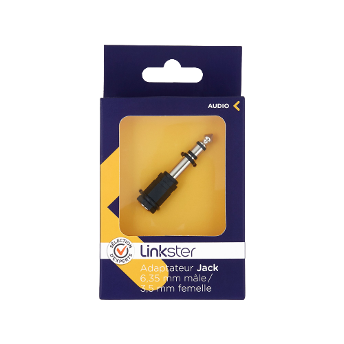 Adaptateur jack 6,35mm mâle/3,5mm femelle - Sélection d’Experts - Linkster
