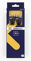Câble 2 RCA mâle/mâle - 1,5m - Sélection d’Experts - Linkster