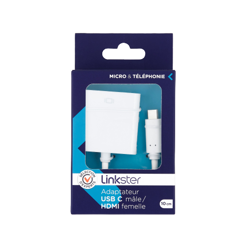 Adaptateur USB C 3.1 mâle/HDMI 2.0/60Hz femelle - Sélection d’Experts - Linkster