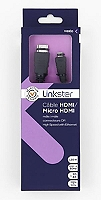 Câble HDMI 1.4/30Hz mâle/micro HDMI mâle - 1,5m - Sélection d’Experts - Linkster