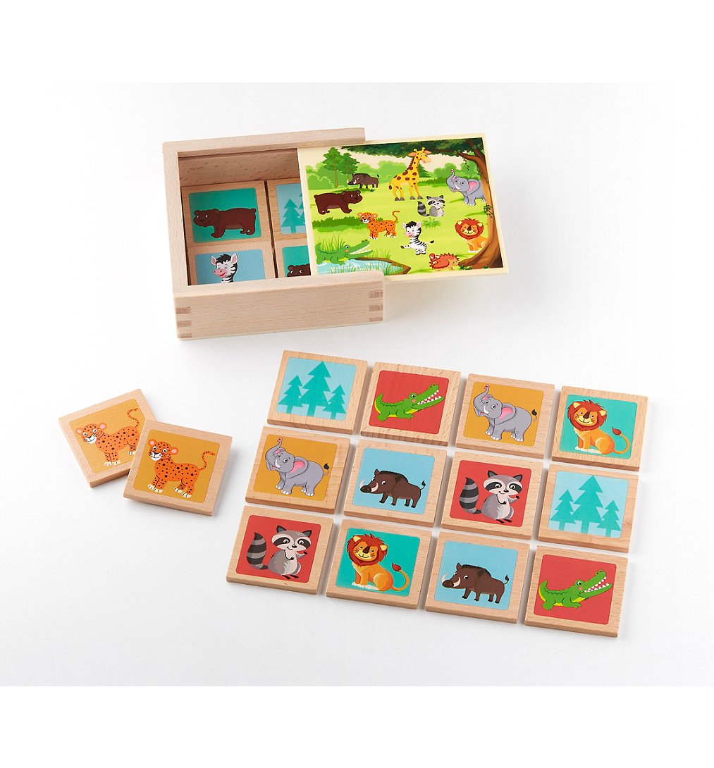 Sélection d’Experts - Kidway - Mon jeu de mémory en bois - Jeux éducatifs - 2 ans et +