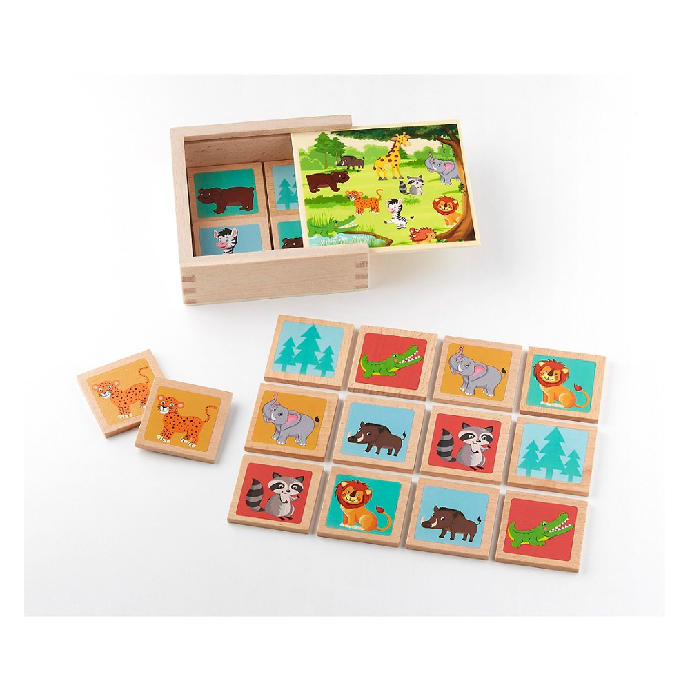 Sélection d’Experts - Kidway - Mon jeu de mémory en bois - Jeux éducatifs - 2 ans et +