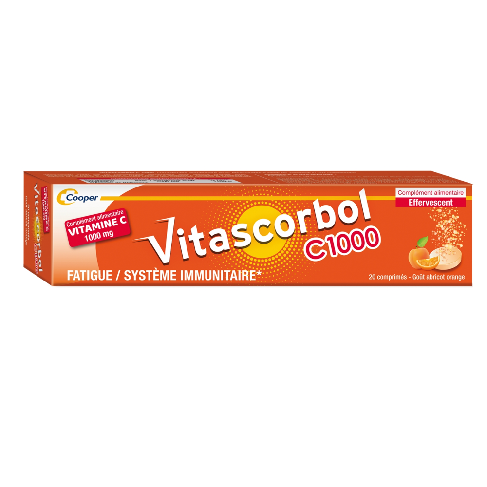 Vitascorbol 1000 20 comprimés effervescents