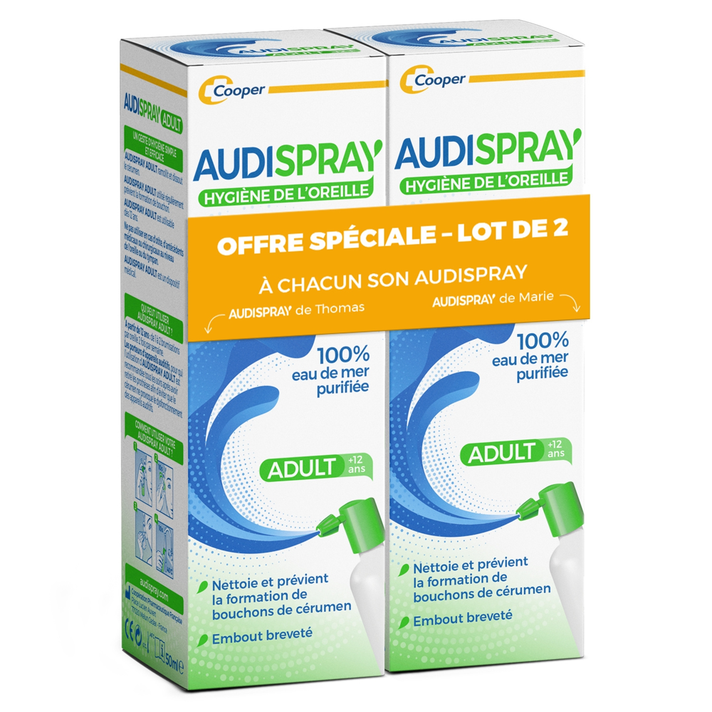 Audispray Adulte 2x50ml