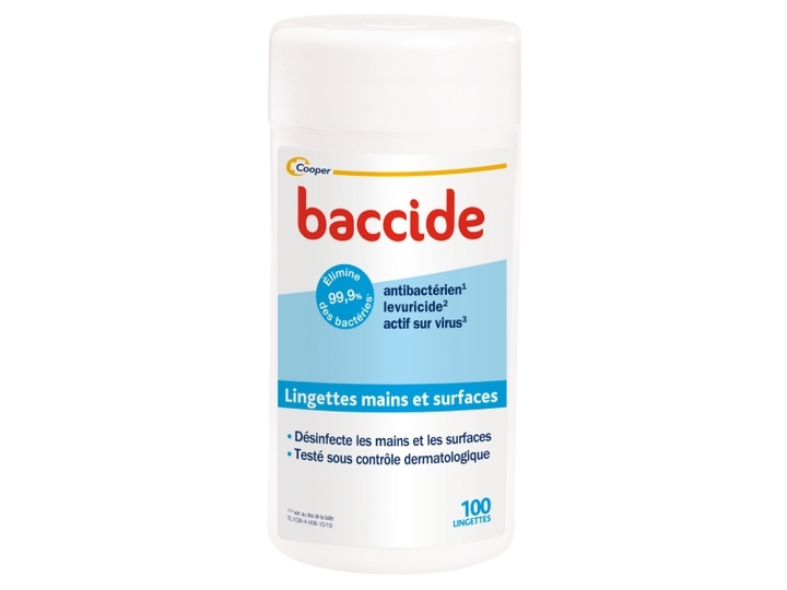 Baccide lingettes desinf b100