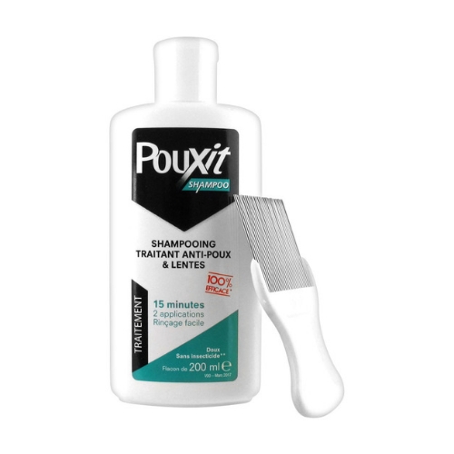 Shampooing anti-poux 200ml + peigne