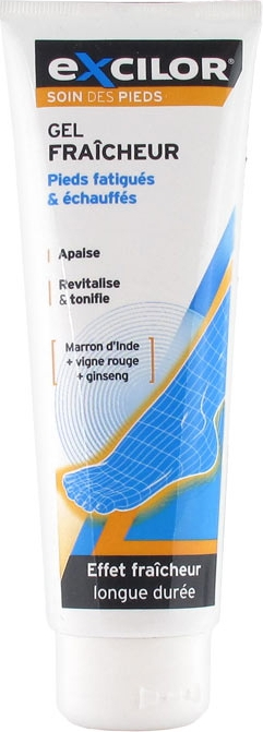 Gel fraîcheur pieds fatigués et échauffés 125ml